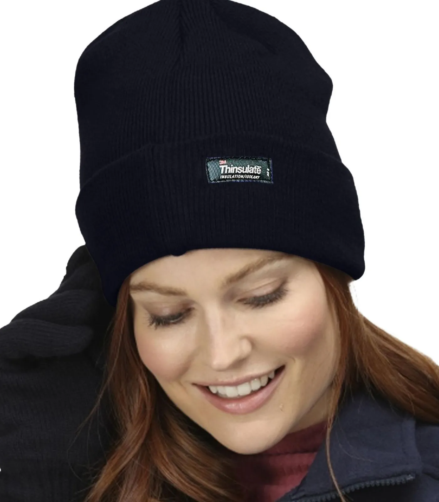 Online LINED - Muts - Marineblauw DAMES Hoeden & Petten