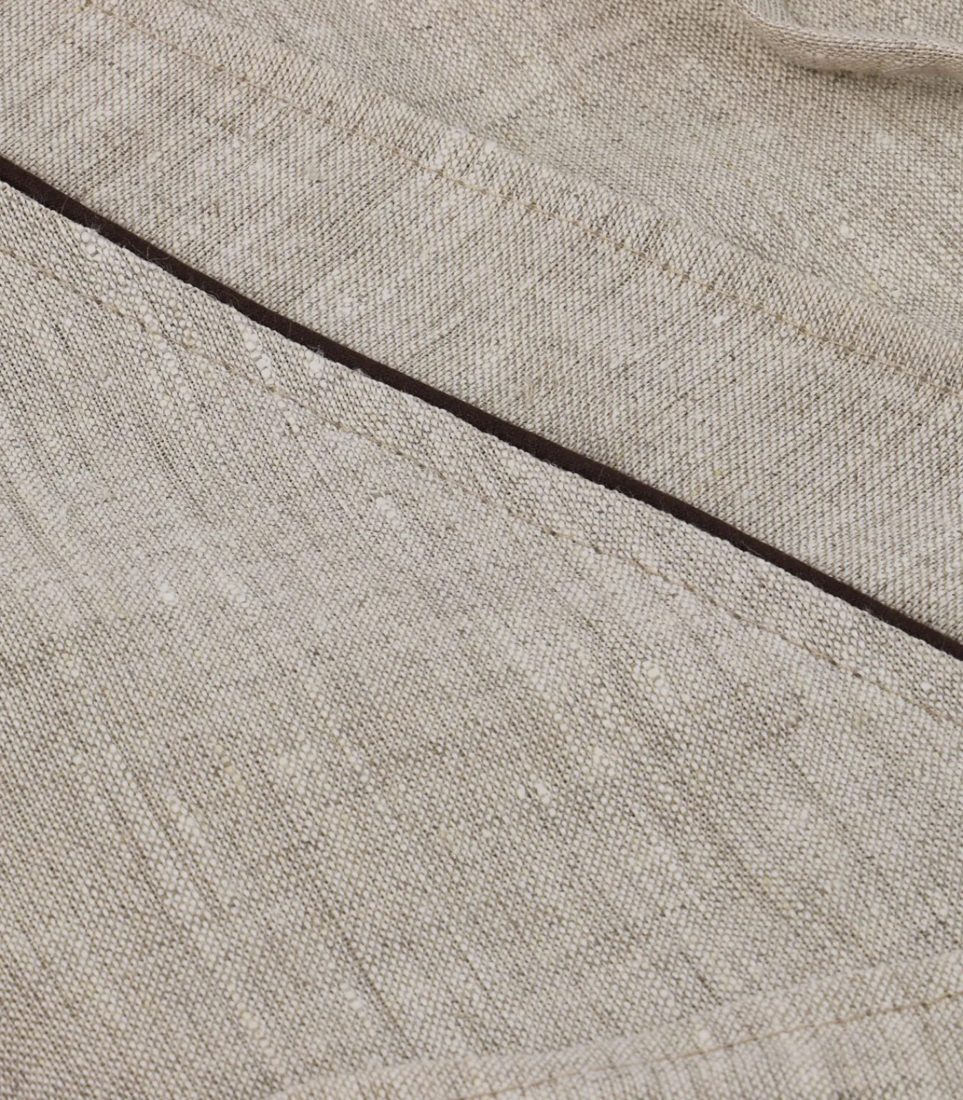 Clearance Linnen badjas in ecru linnen 4xl DAMES Badjassen