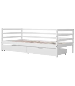 Online Lit banquette pour enfant 190x90cm avec tiroirs JULES Kinderen Kinderen Home