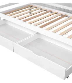 Online Lit banquette pour enfant 190x90cm avec tiroirs JULES Kinderen Kinderen Home