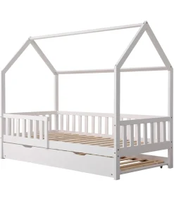 Hot Lit cabane gigogne pour enfant 190x90cm blanc MARCEAU Kinderen Kinderen Home