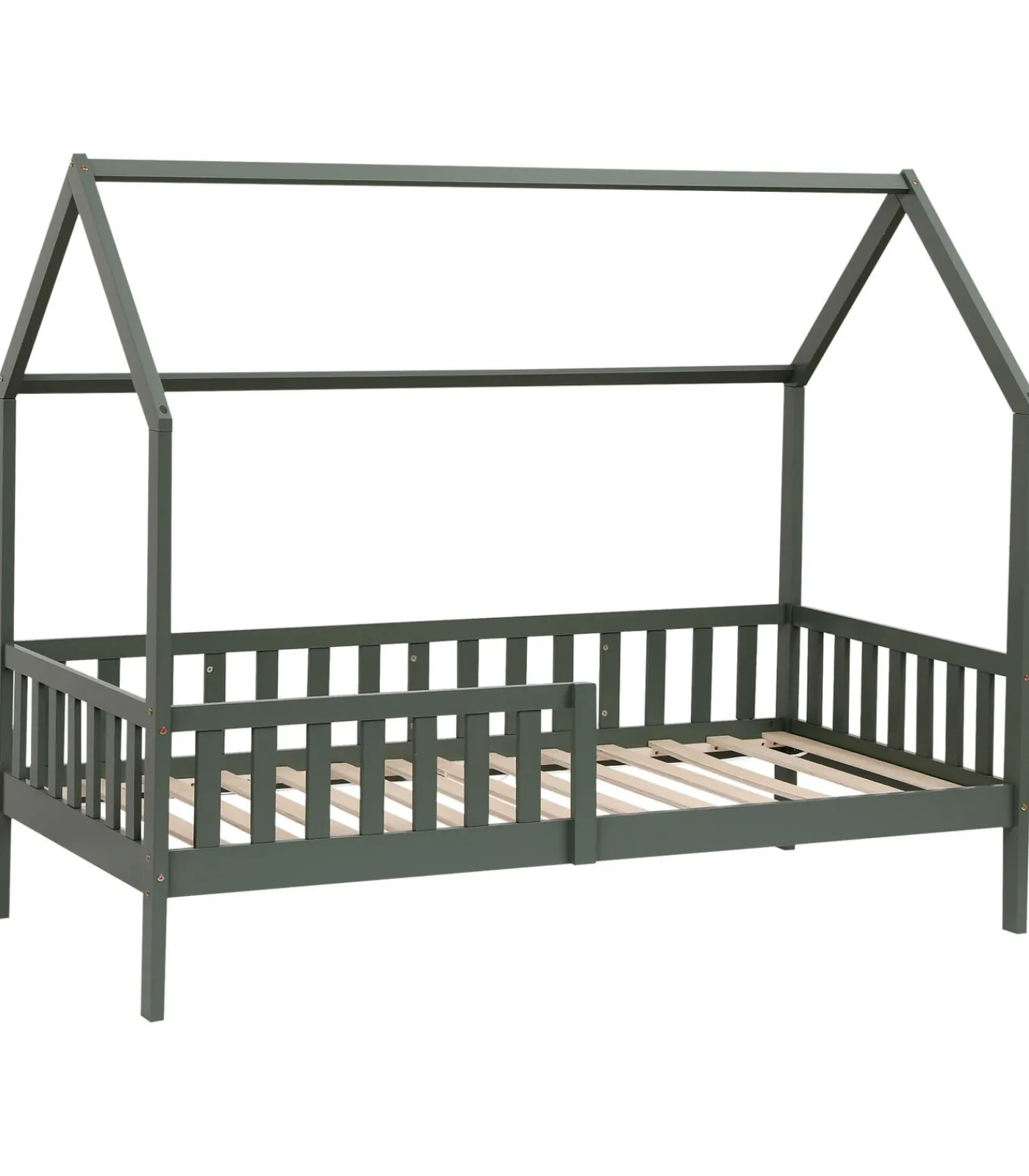 Kinderen HAPPY GARDEN Lit cabane pour enfant 190x90cm vert MARCEAU