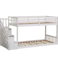 Best Lits superposés pour enfants 190x90cm blanc CELESTINE Kinderen Kinderen Home