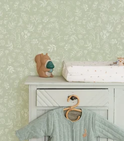 Little Dutch Vliesbehang - Forest Wonders Sage - 1000x53