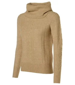 Sale Liv Lurex Trui Zand / Goud DAMES T-Shirts & Tops