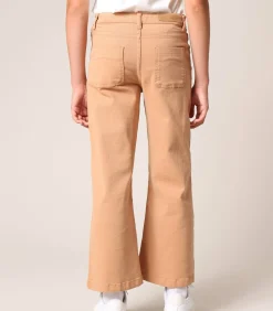 Outlet LIZETTE - Hoge taille stretch katoenen flared broek Kinderen Jeans