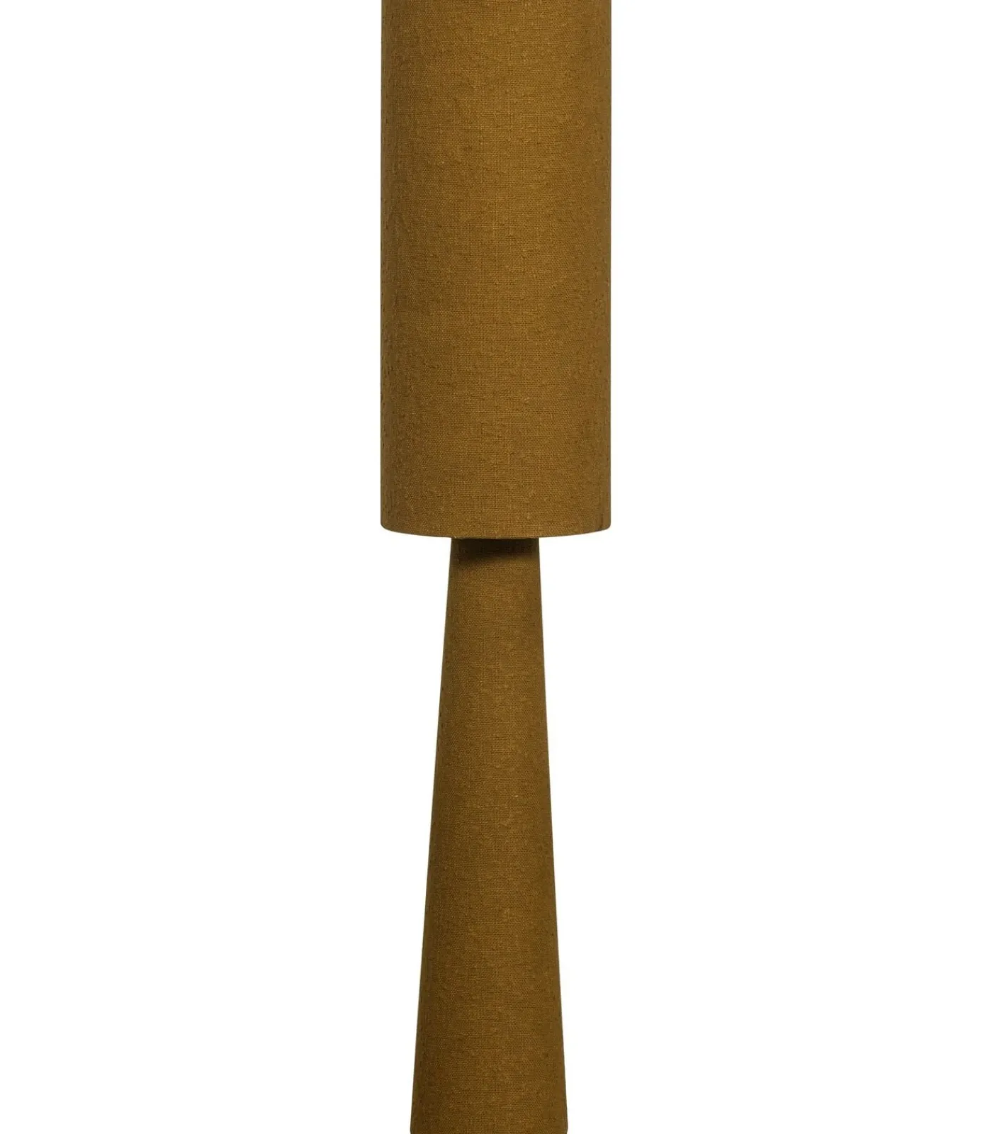 WOOOD Loft Vloerlamp - Metaal/Bouclé - Tapenade - 130xØ30 cm