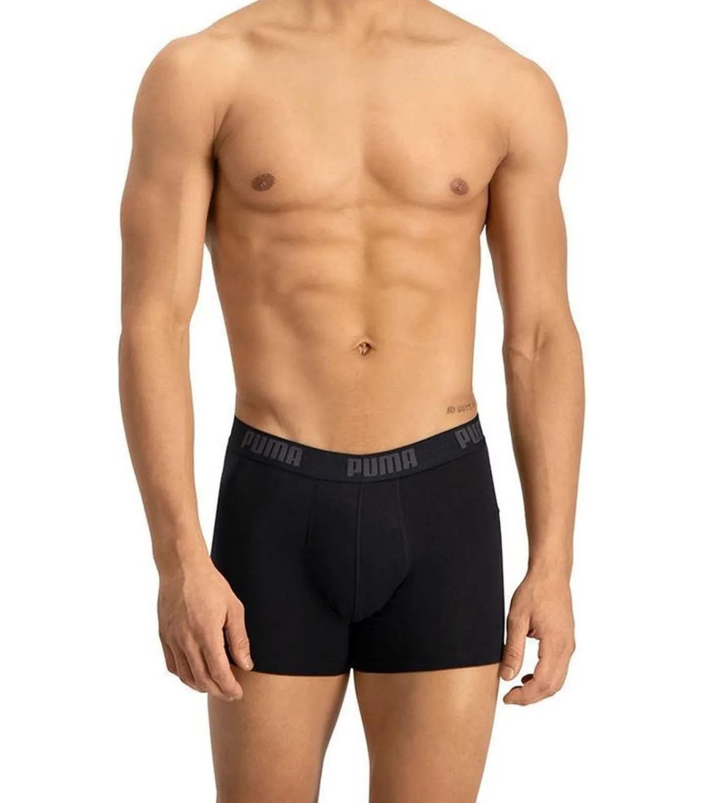 Heren PUMA LOGO - Korte Broek - Zwart