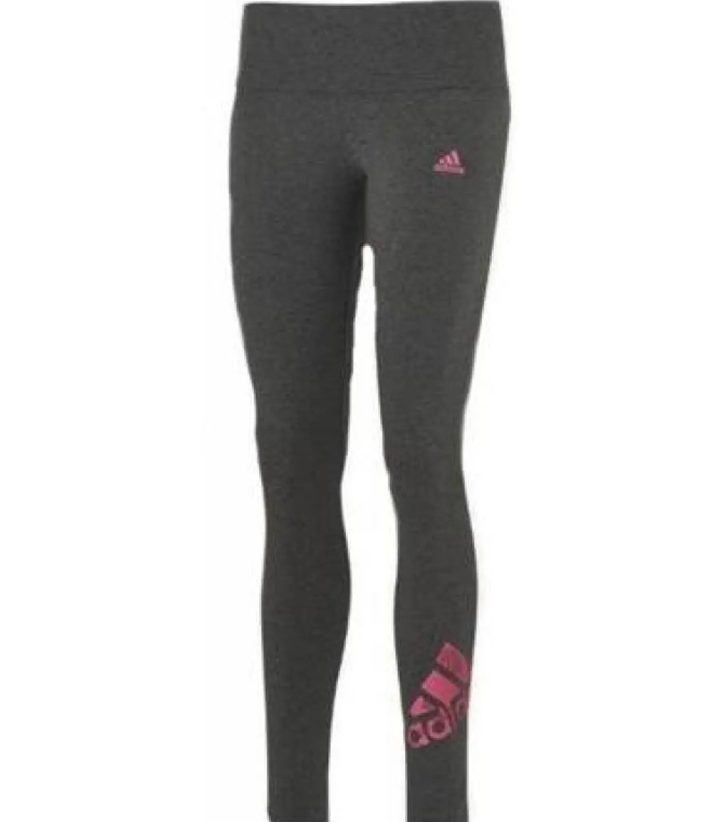 DAMES Adidas LOGO - Leggings - Grijs