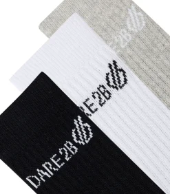 DAMES Dare 2b LOGO - Sokken - Zwart