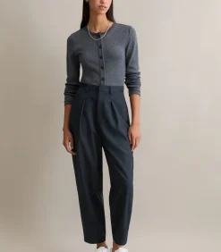 Best Longsleeve met knoopsluiting slim DAMES T-Shirts & Tops