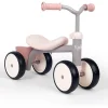 Kinderen Smoby Loopfiets Rookie roze - loopfiets voor peuters en kleuters roze/grijs