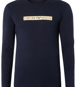 Lounge Box-Logo Met Lange Mouwen T-Shirt Heren Tops & Shirts