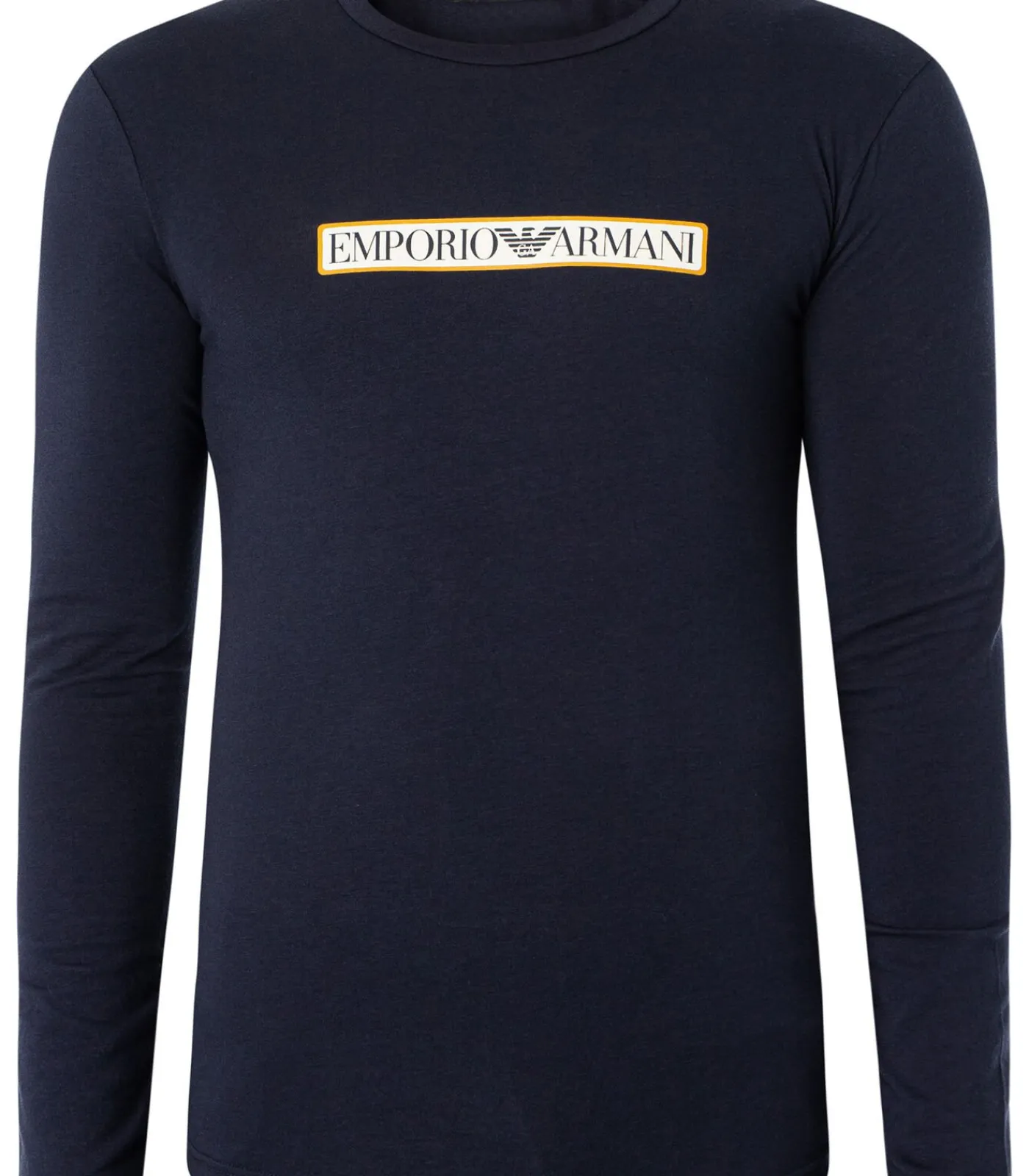 Lounge Box-Logo Met Lange Mouwen T-Shirt Heren Tops & Shirts