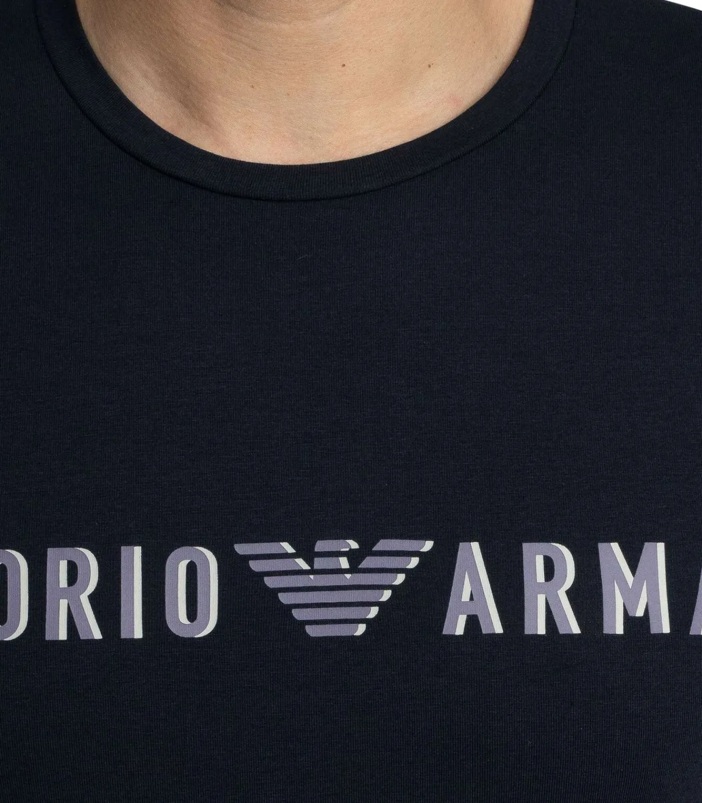 Discount Lounge Mega Logo T-Shirt Met Ronde Hals Heren Tops & Shirts