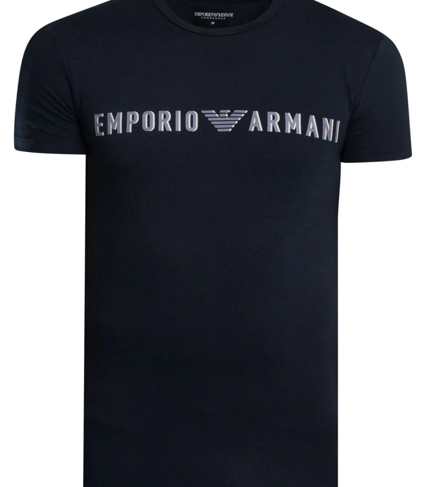 Discount Lounge Mega Logo T-Shirt Met Ronde Hals Heren Tops & Shirts