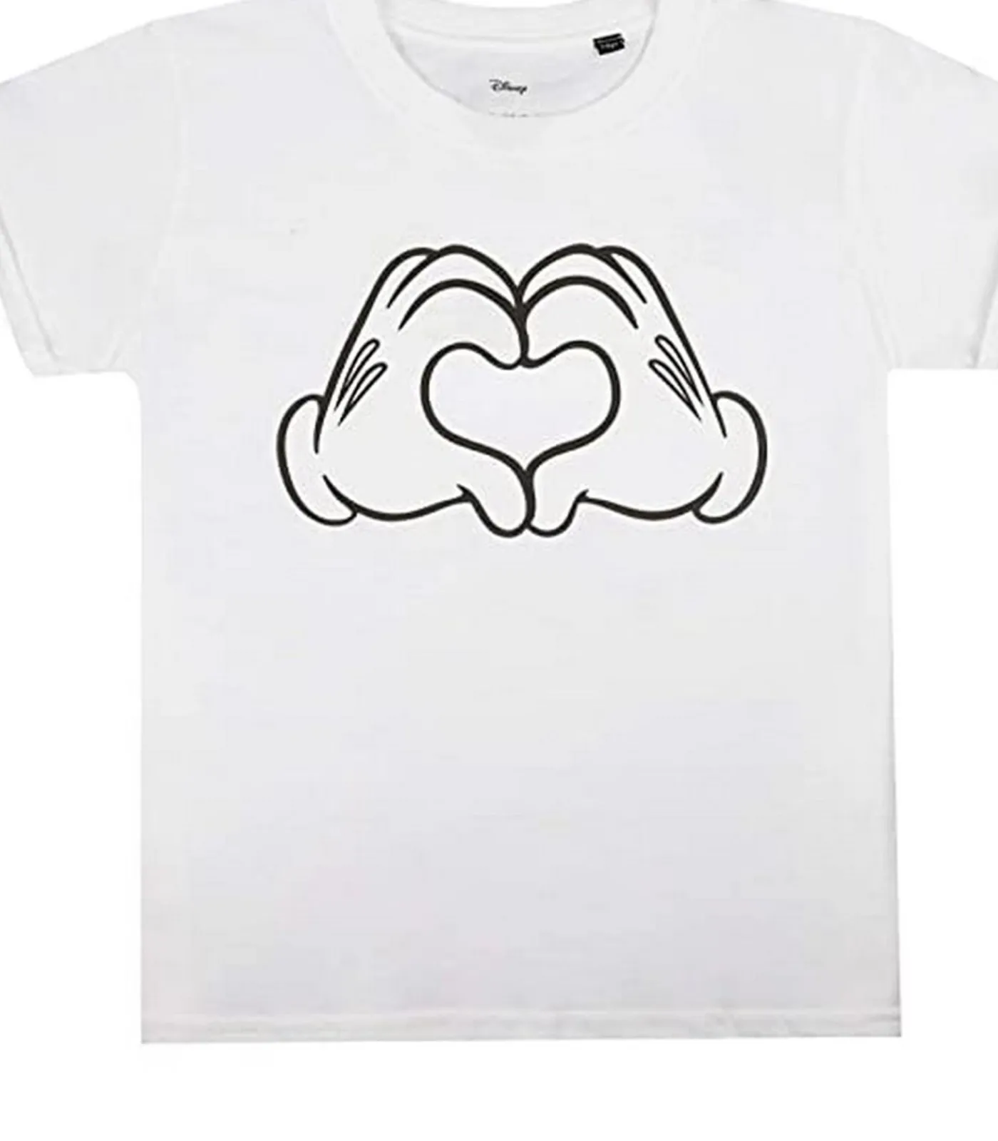 Kinderen Disney LOVE HANDS - T-shirt - Wit