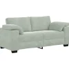 vidaXL Loveseat bank 140 cm fluweel lichtgrijs