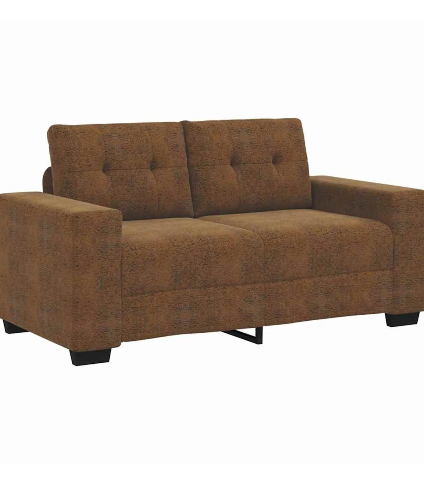 Sale Loveseat met kussen Bruin Kunstleer Zetels