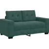 Hot Loveseat met kussen Donkergroen Fluweel Zetels