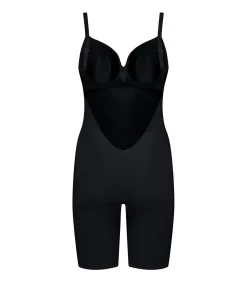 DAMES Bye Bra Low Back Korte Bodysuit | Zwart L