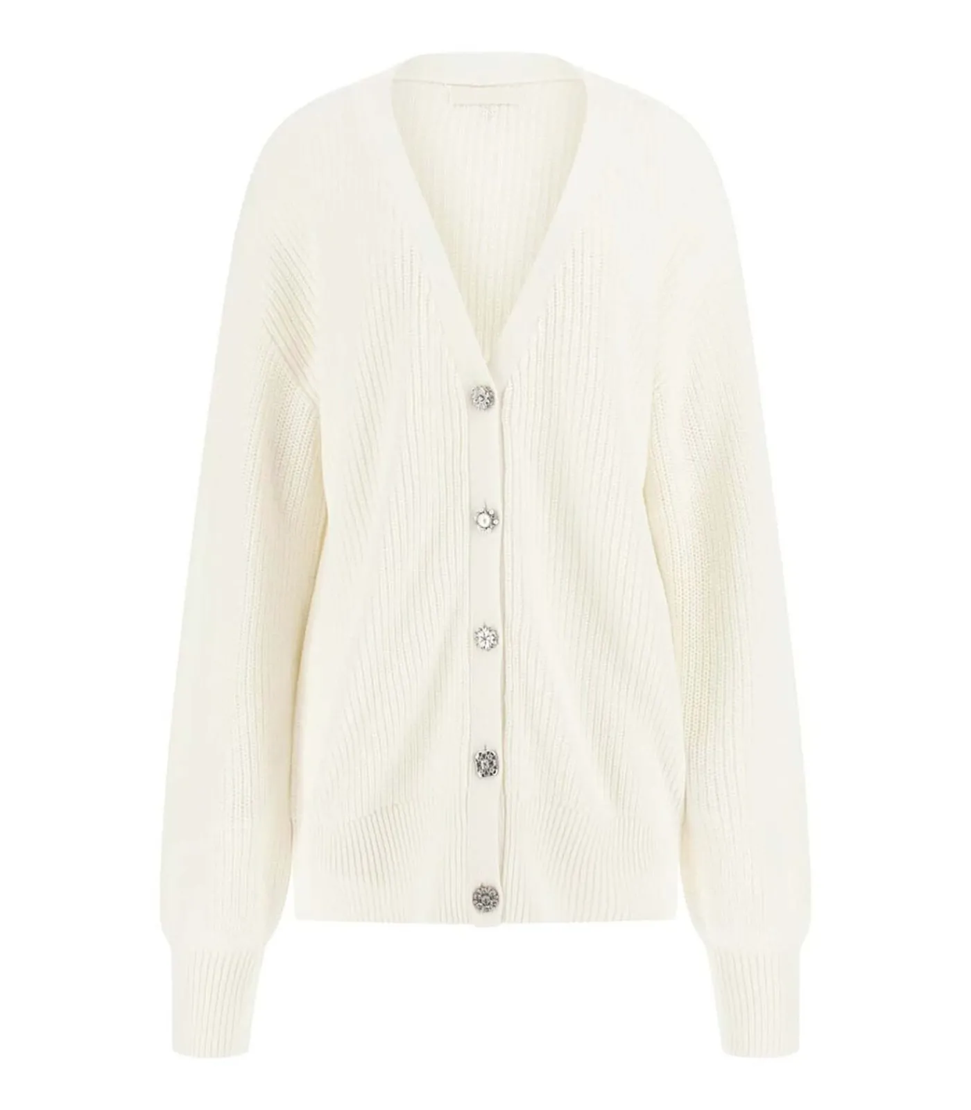 DAMES GUESS Ls Vn Jamie Cardi Swtr