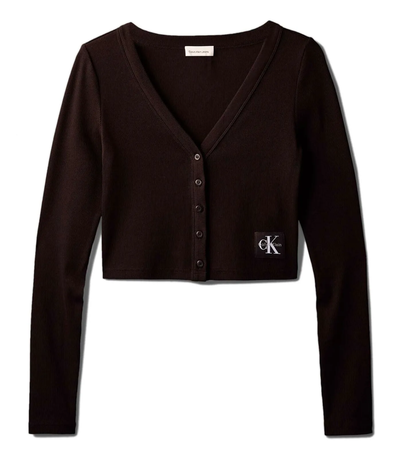 DAMES Calvin Klein Jeans Ls Woven Label 2X2 C