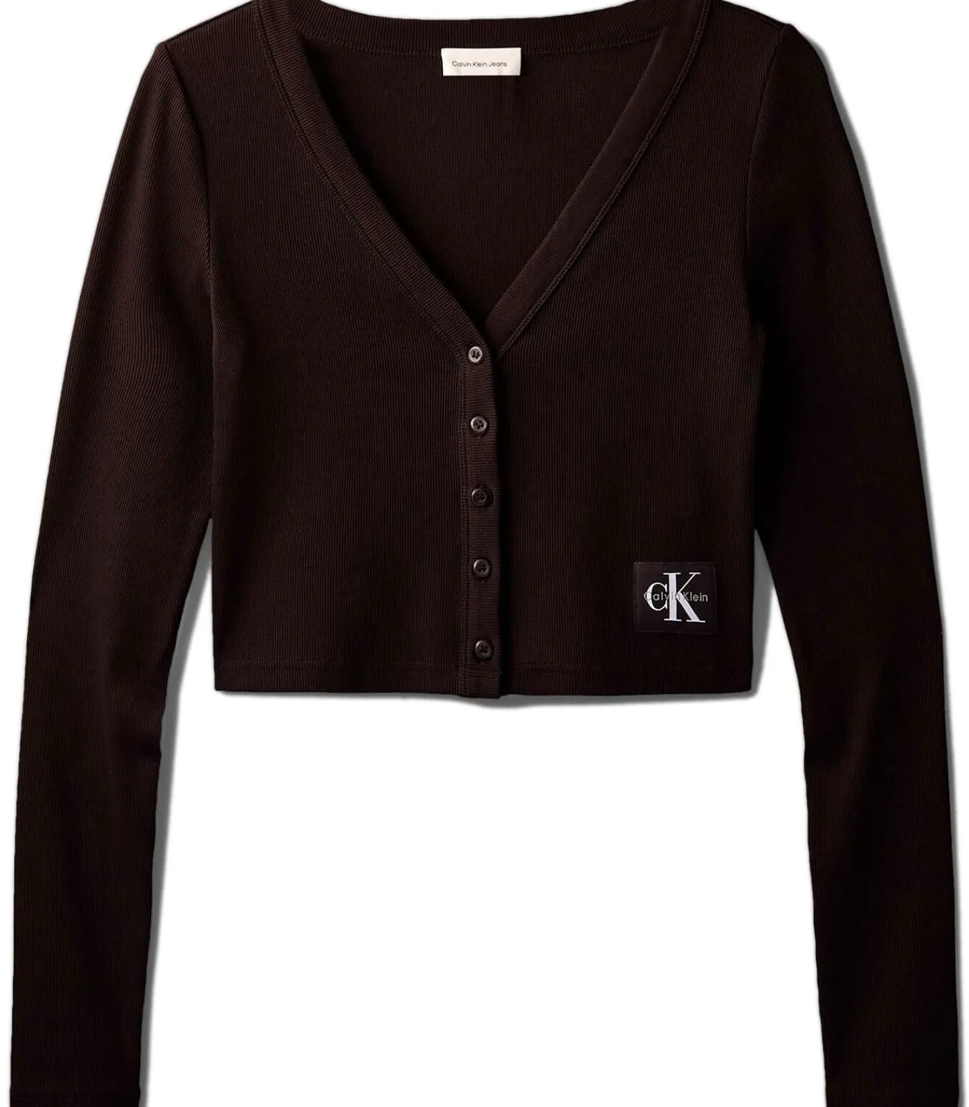 DAMES Calvin Klein Jeans Ls Woven Label 2X2 C