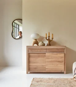 Luce - Massief eiken buffetkast 120 cm Meubels