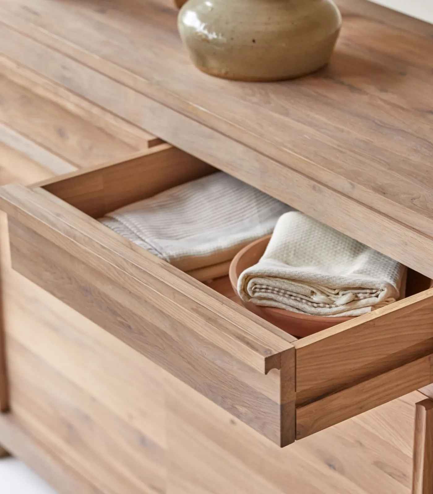 Luce - Massief eiken buffetkast 120 cm Meubels