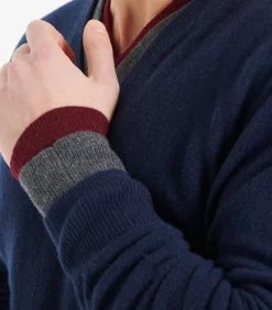 LUKE 1 V-hals Trui - 100% kasjmier Heren Truien & Cardigans