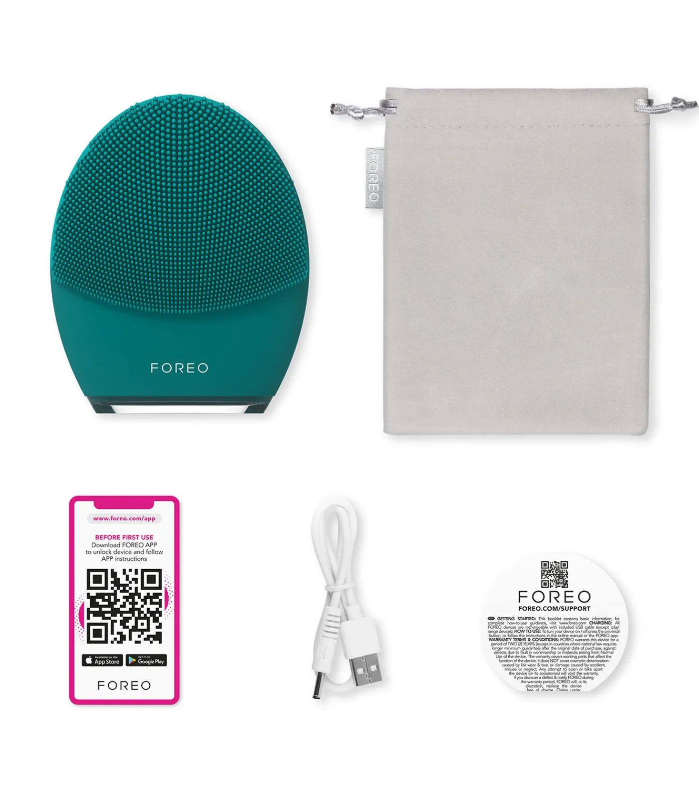 FOREO LUNA 4 MEN smart gezichtsreinigings massageborstel