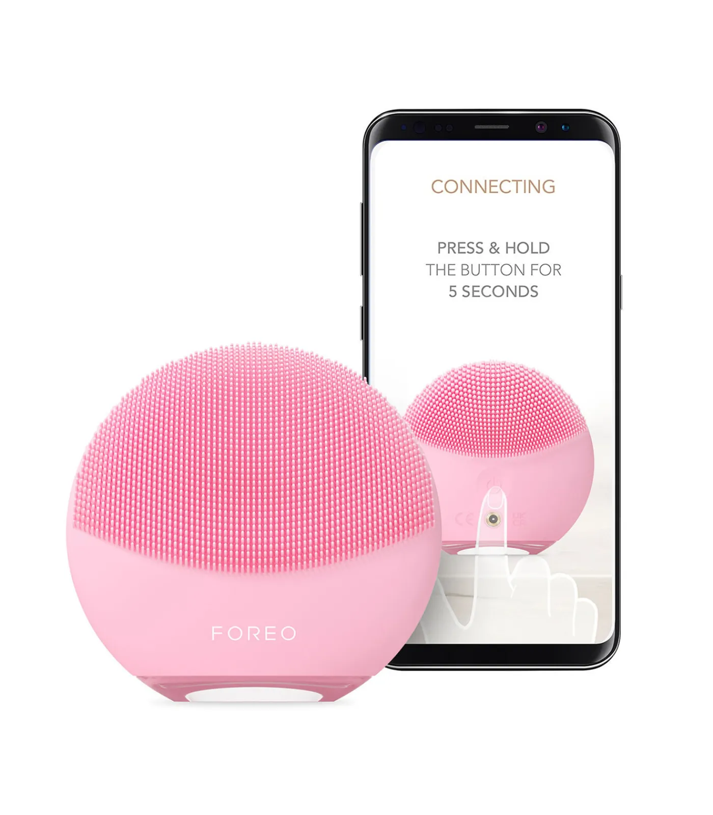 FOREO LUNA 4 mini Gezichtsreiniger Alle Huidtypen, Pearl