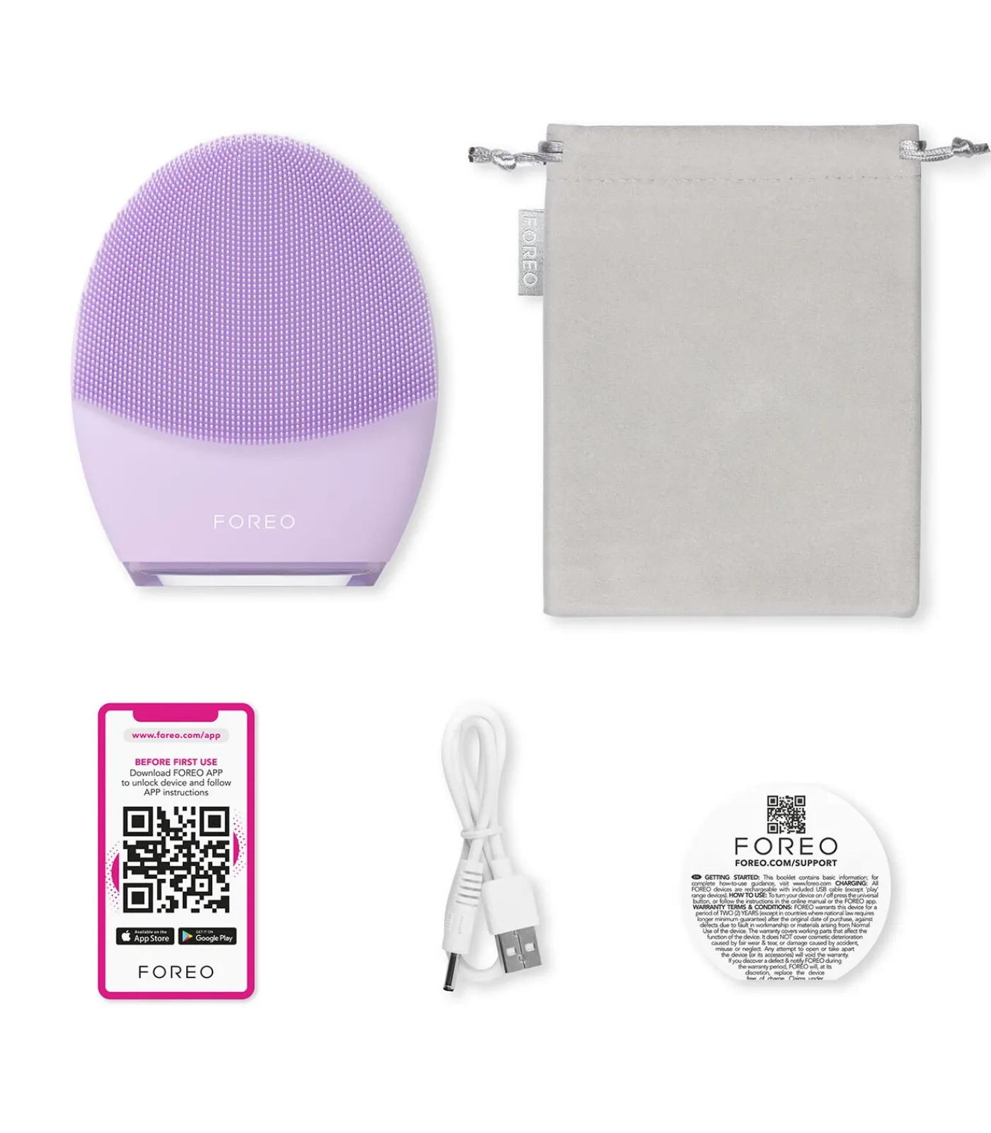 LUNA 4 smart gezichtsreinigings voor Gevoelige Huid Gezichtsverzorgings Accessoires