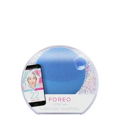 LUNA Fofo Aquamarine Gezichtsborstel met huidanalyse Gezichtsverzorgings Accessoires