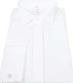 Sale Luxor Smoking Overhemd Wit Comfort Fit Heren Kostuums & Blazers