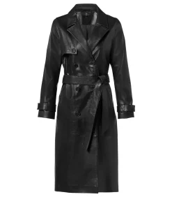 DAMES Mart Visser Lyana Leren Jas Zwart