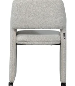 Outlet Lyric Eetkamerstoelen - Bouclé - Greige - Set van 6 Stoelen