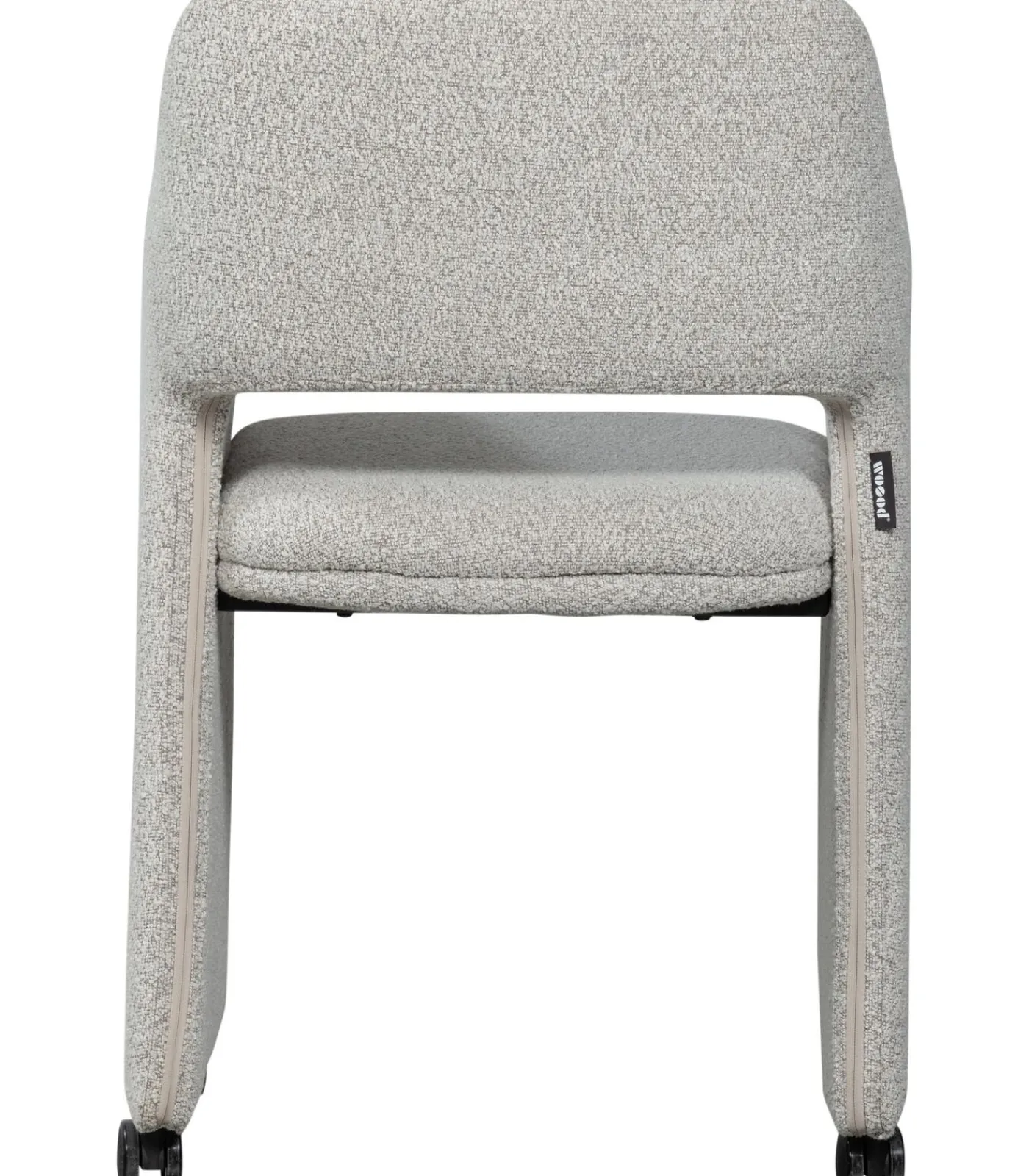 Outlet Lyric Eetkamerstoelen - Bouclé - Greige - Set van 6 Stoelen