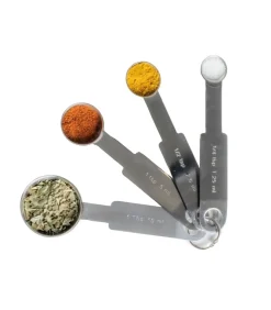 New Maatlepels - RVS - 4-delig Bakken