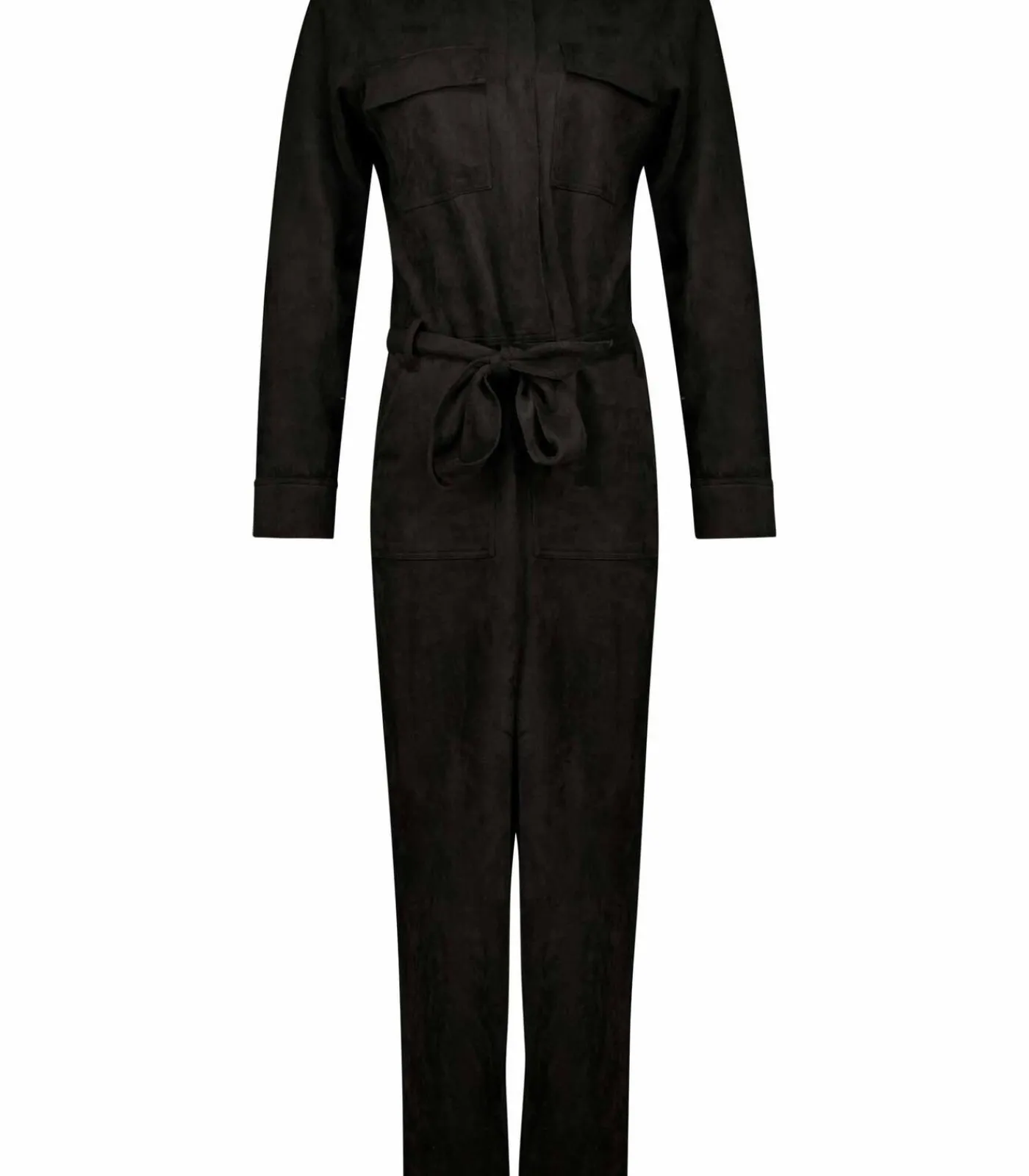 DAMES Deeluxe MADIA - Lange suède jumpsuit voor dames