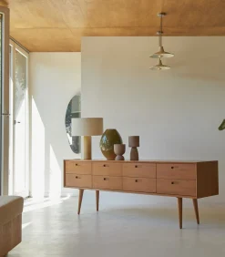 New Magda 50's - Lage ladekast van massief mahoniehout Meubels