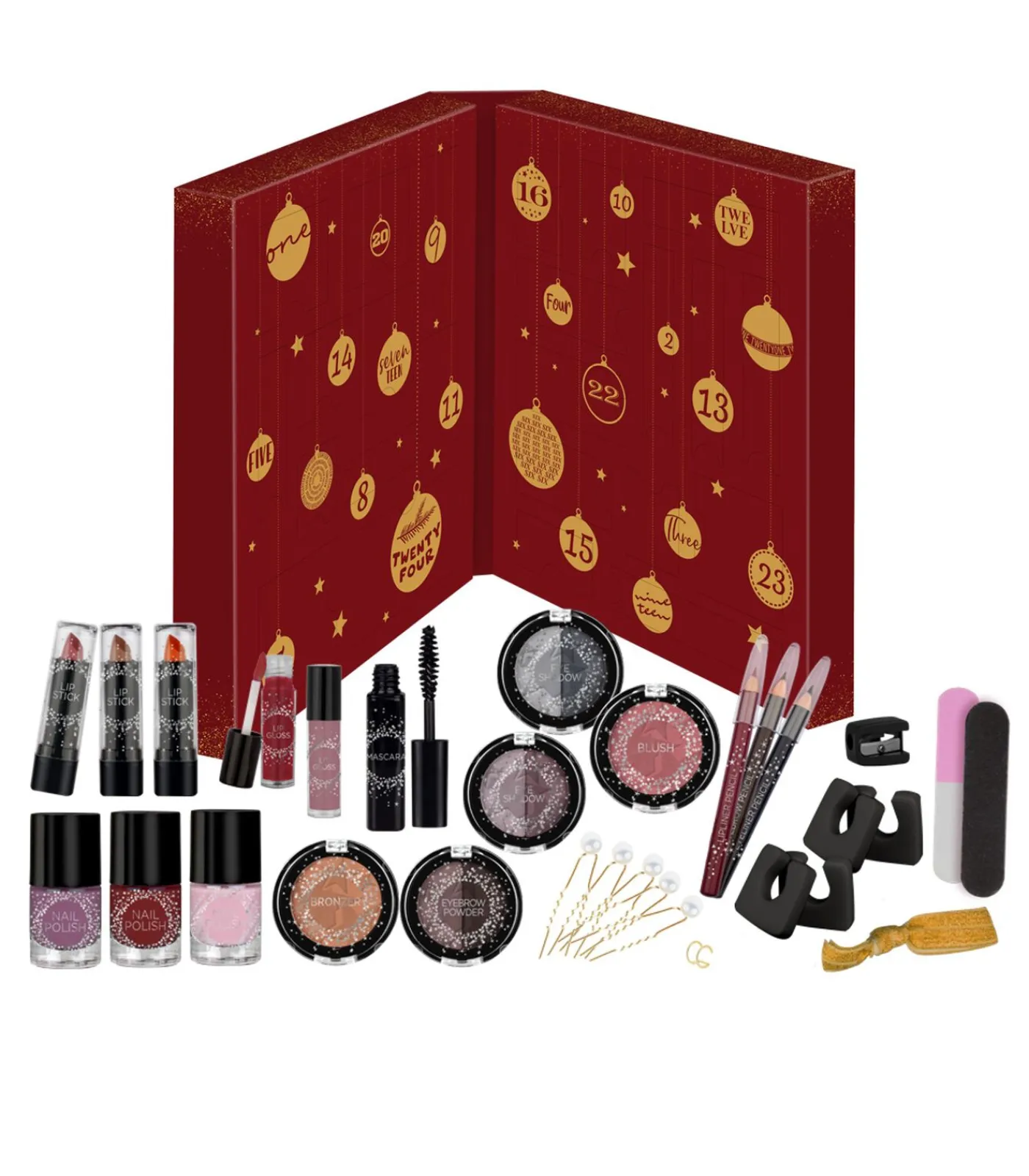 Online Make-up en accessoires adventskalender “Beauty In A Book” Beauty Gift Sets