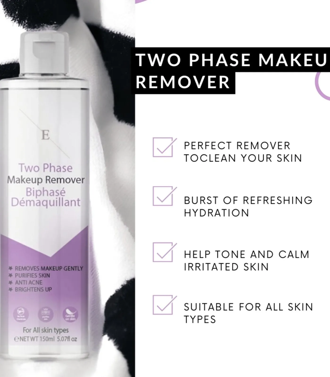Best Make-up remover op twee fasen 150 ml Gezicht Sets