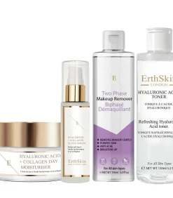 Online Make-up verwijderaar + Toner + Collageen Serum + Collageen Dagcrème Gezicht Sets