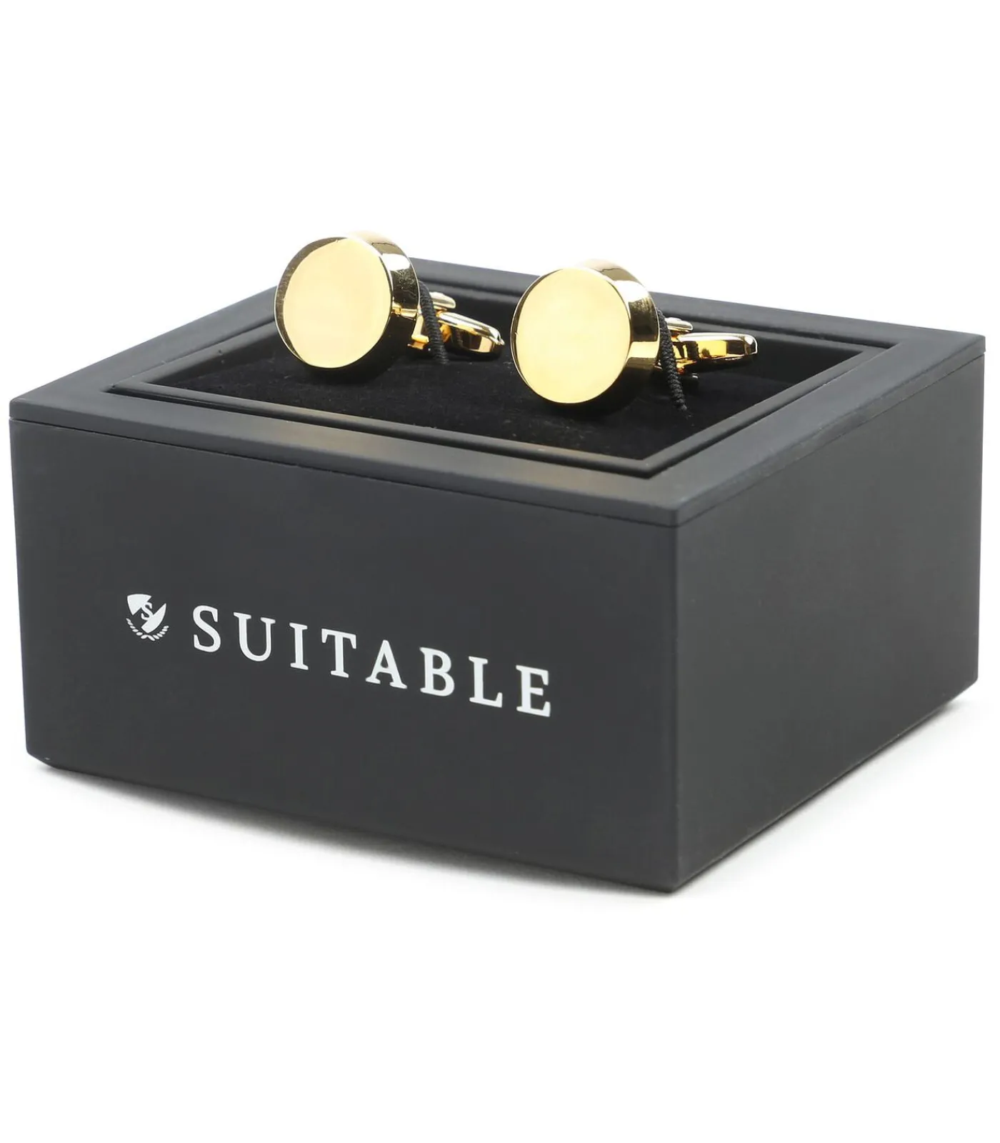 Heren Suitable Manchetknoop Rond Goud