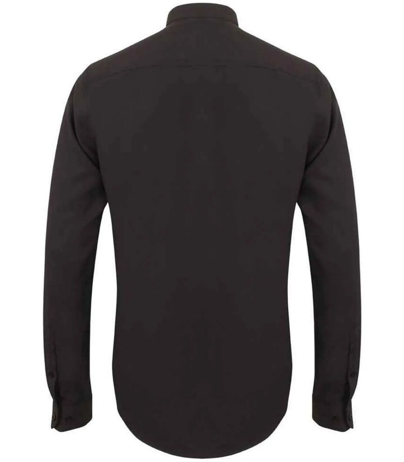Heren Henbury MANDARIN COLLAR - Shirt - Zwart