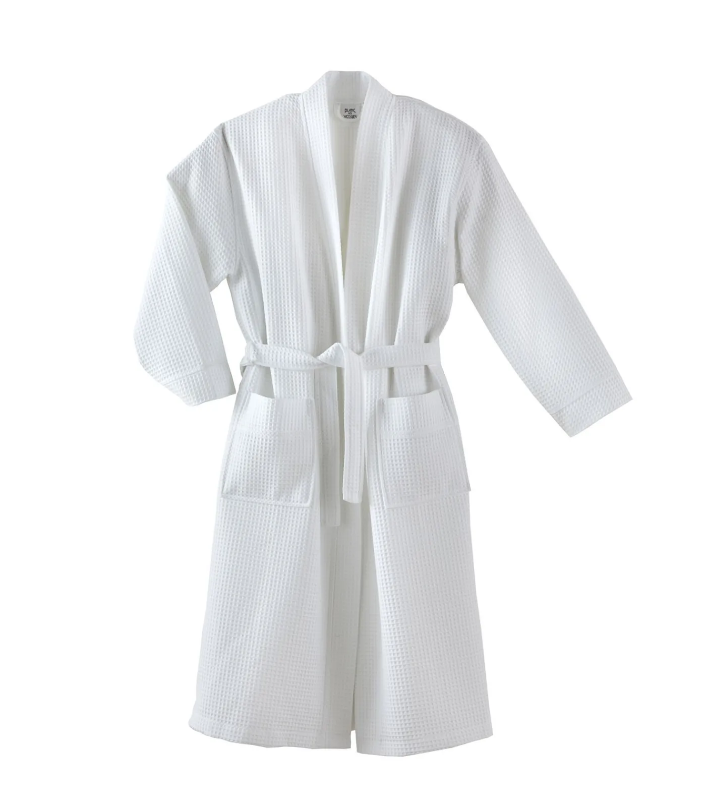 Online MANOIR Blanc - Badjas unisex katoen DAMES Badjassen