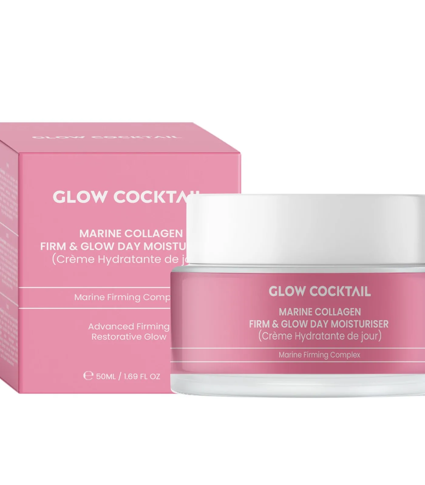 Glow Cocktail Marine Collageen Verstevigende & Stralende Dagcrème 50ml