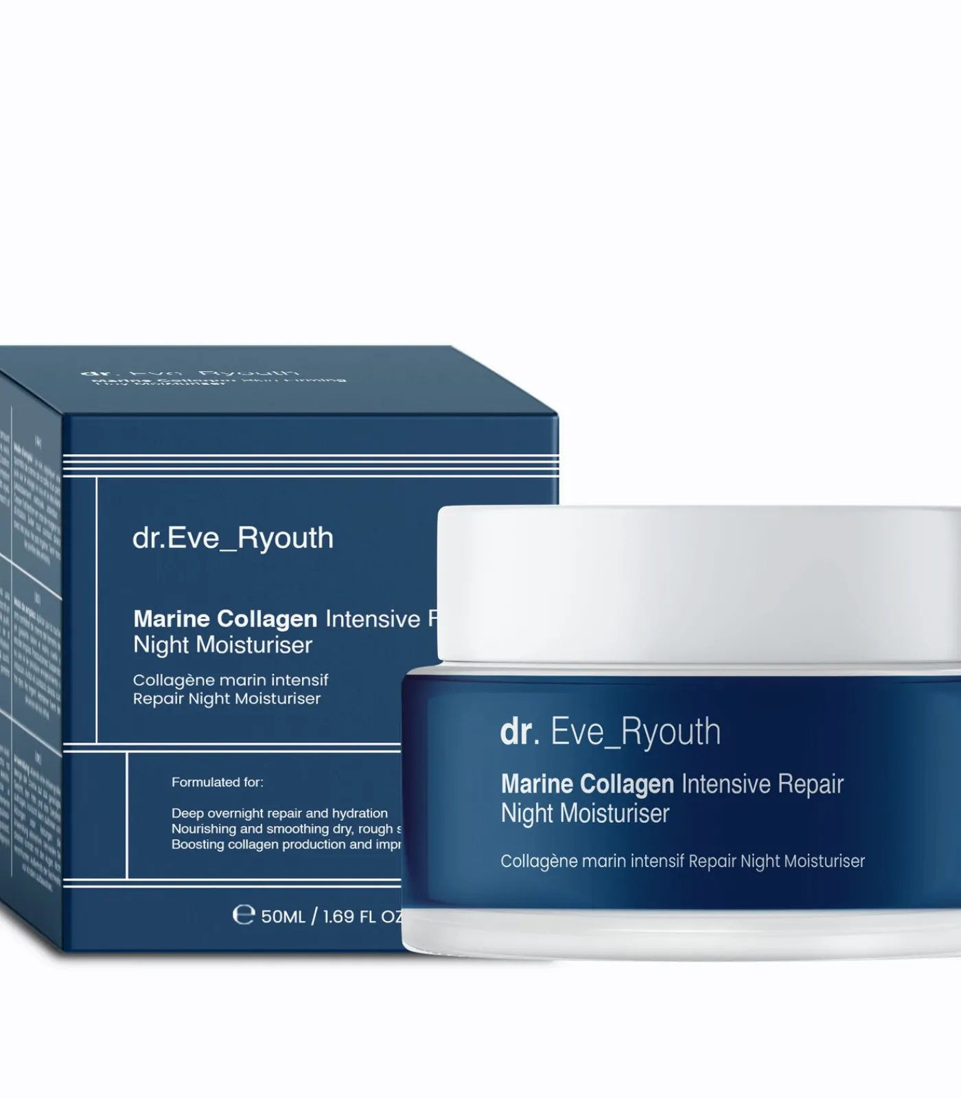 Online Marine Collagen Intensive Repair Nachtbevochtiger 50Ml Skincare